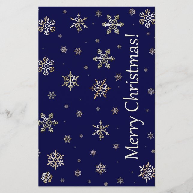 Joyeux Noël Nuit neigeuse (Devant)