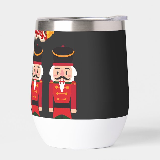 Joyeux Noël Nutcracker Festive Tee de vacances (Gauche)