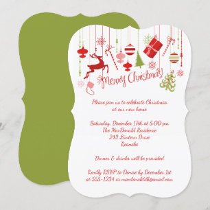 Joyeux Noël Open House Invitation