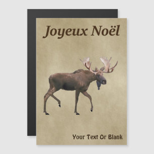 Joyeux Noël - Orignal sur vieux papier