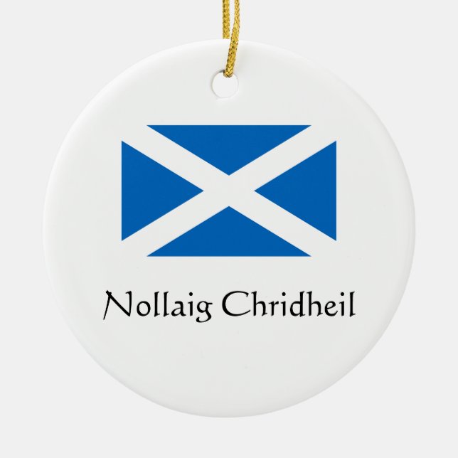 Joyeux Noël Ornement Écosse (Devant)