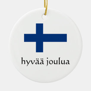 Joyeux Noël Ornement finlandais