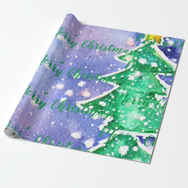 Joyeux Noël! papier cadeau (Déroulé)