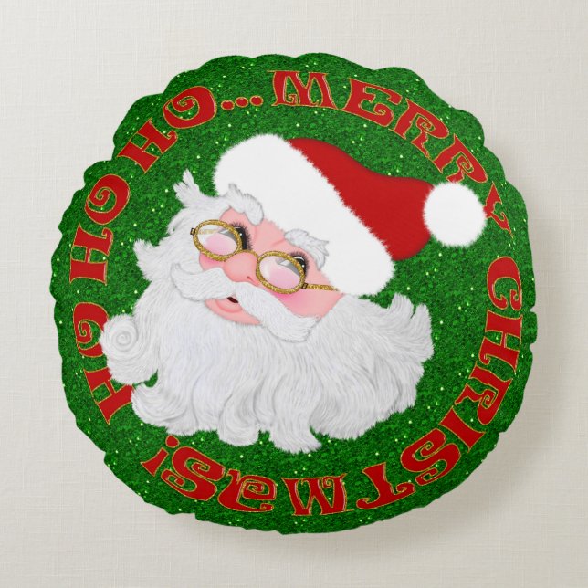 Joyeux Noël Père Noël COUSSIN face-ROND (Devant)