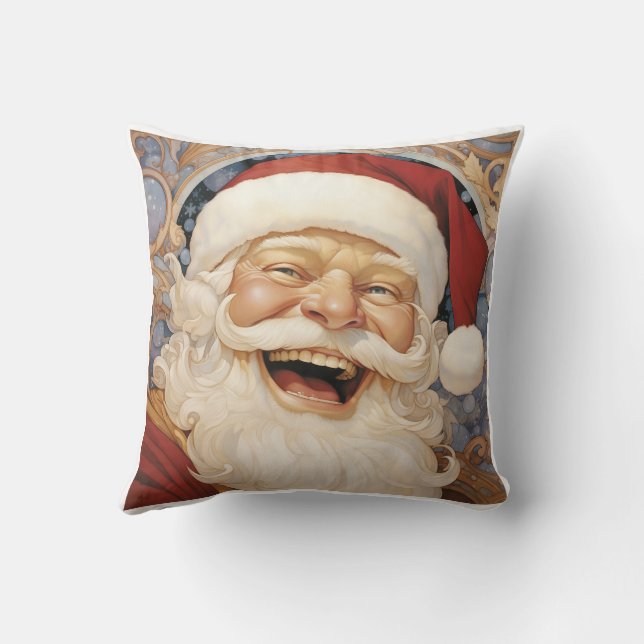 🎅 🎄 Joyeux Noël Père Noël Coussin 🎄 Père Noël � (Verso)