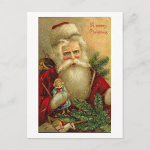 Joyeux Noël Père Noël et carte poupée