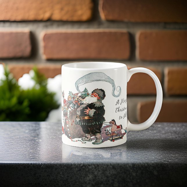 Joyeux Noël Père Noël Mug (Créateur téléchargé)