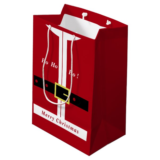 Joyeux Noël Père Noël Sacs cadeaux - Drôle (Dos Angle)