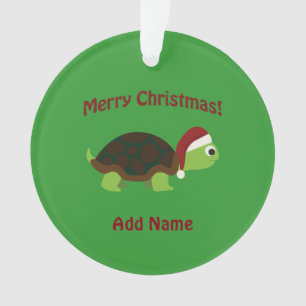 Joyeux Noël! père Noël Turtle
