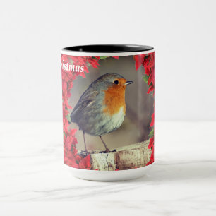Joyeux Noël personnalisé Robin Mug
