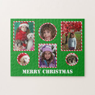 Joyeux Noël Photo Jigsaw Collage Puzzle