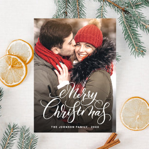 Joyeux Noël PHOTO Vacances Carte magnétique