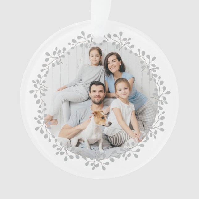 Joyeux Noël Photo Wreath (devant)
