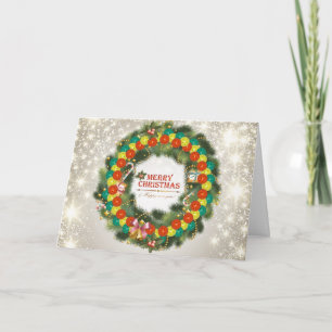 Joyeux Noël Pickleball 1 carte