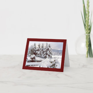 joyeux Noël Plié Carte de voeux