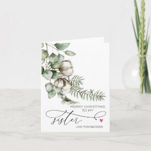 Joyeux Noël Pour Soeur De La Carte Fraternelle