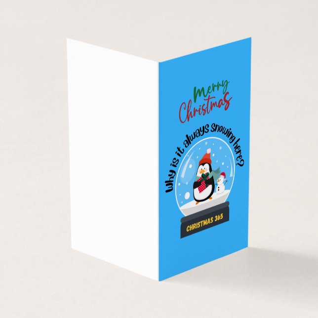 Joyeux Noël Pourquoi il neige toujours ici (Outside)