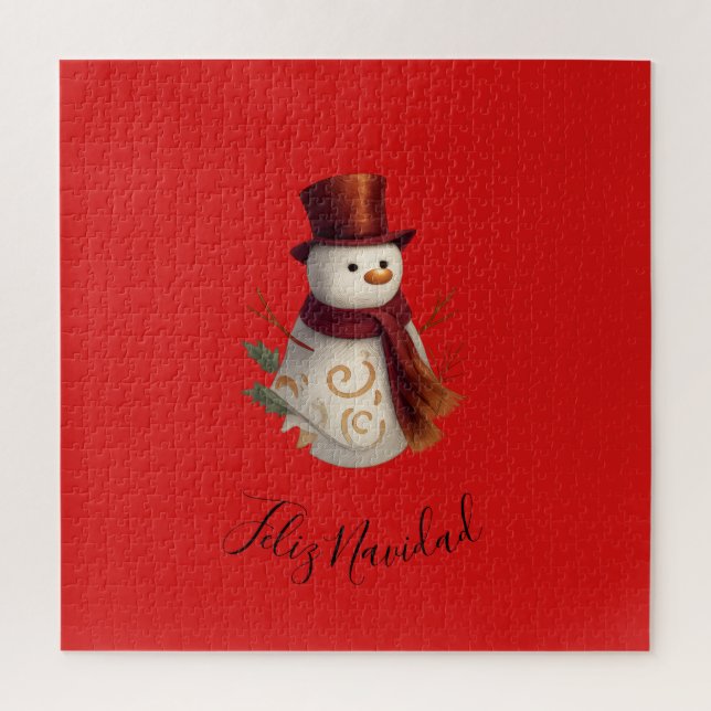 Joyeux Noël Puzzle - Feliz Navidad (Vertical)