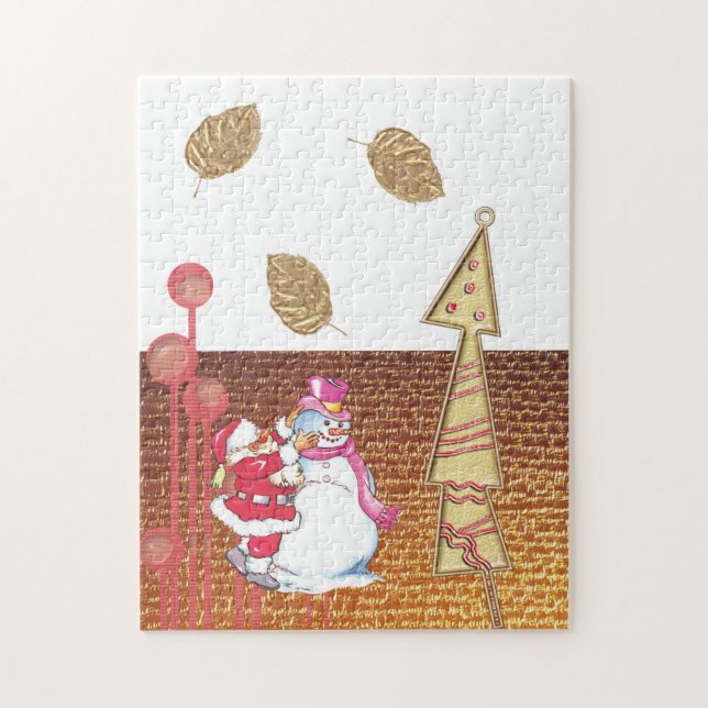 Joyeux Noël Puzzle Joyeux Noël Père Noël Jouets (Vertical)