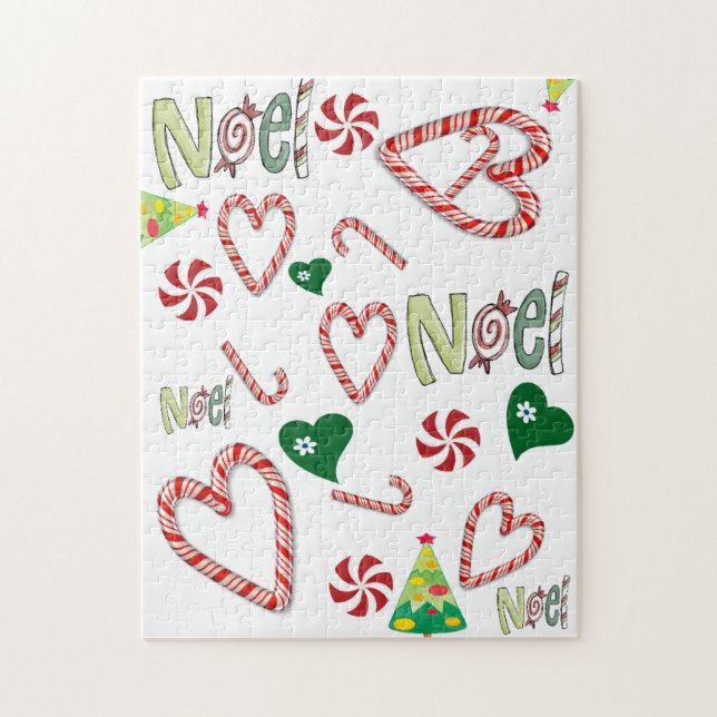 Joyeux Noël Puzzle Noel Elf (Vertical)