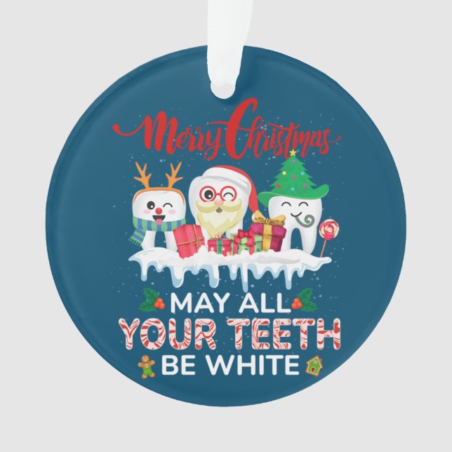 Joyeux Noël Que toutes vos dents soient blanches (devant)