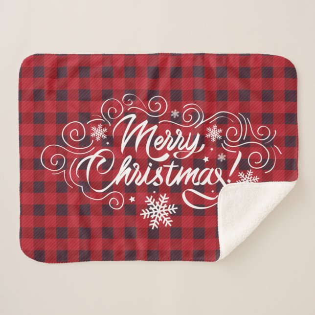 Joyeux Noël Red Buffalo Plaid