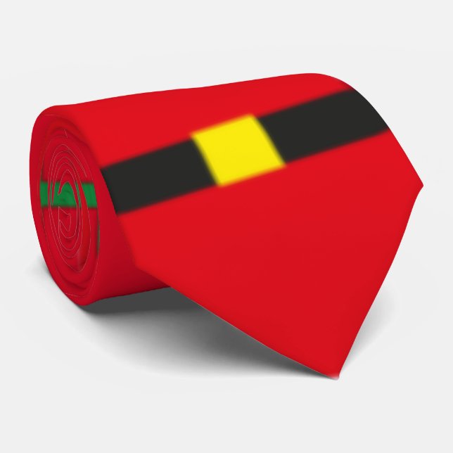 joyeux noël rouge vert santa claus cravates (Roulé)