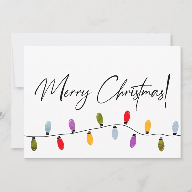 Joyeux Noël Script Lumières de vacances Entreprise (Devant)