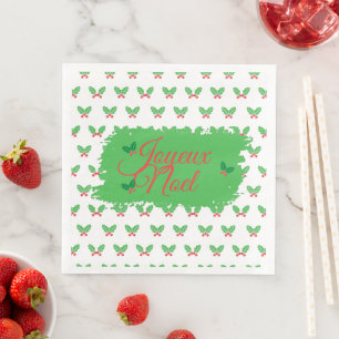Joyeux Noel - serviettes en papier