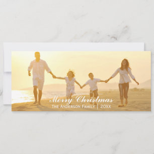 Joyeux Noël simple - Carte de Noël 4x8