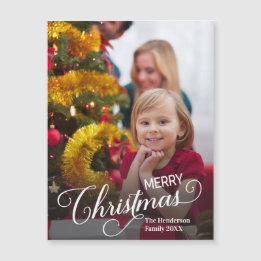 Joyeux Noël Simple Photo personnalisée