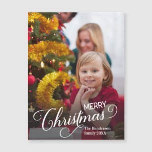 Joyeux Noël Simple Photo personnalisée