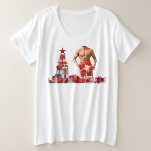 Joyeux Noël SlipperyJoe rouge blanc argent cadeau