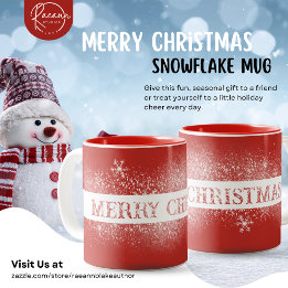 Joyeux Noël Snowflake Mug