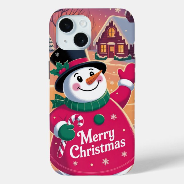 Joyeux Noël Snowman iPhone / coque ipad (Verso)