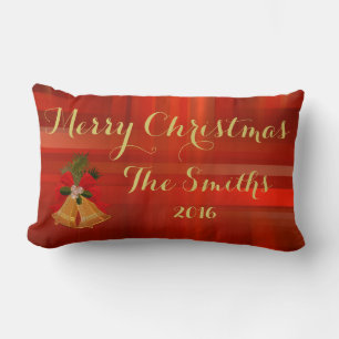 Joyeux Noël Soft Red Plaid Coussin