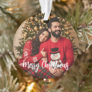 Joyeux Noël Sparkler Romantique Couple Photo