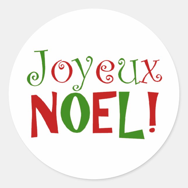 joyeux Noel Sticker (Devant)