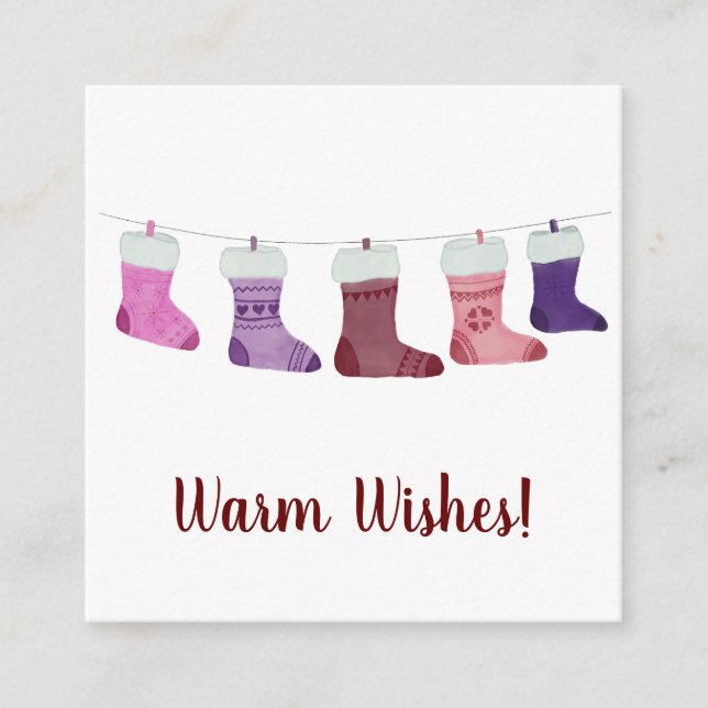 Joyeux Noël Stockage Budget Enclôture Carte (Devant)