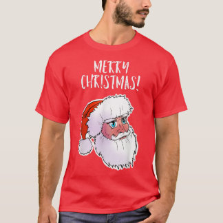 Joyeux Noël! T-shirt Anime Santa Claus