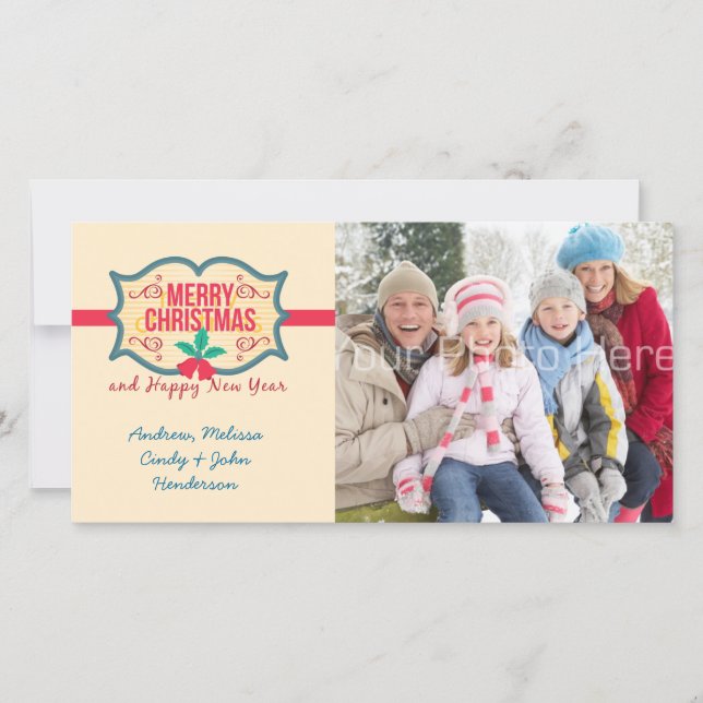 Joyeux Noël Tag, Carte photo (Devant)