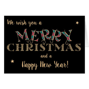 Joyeux Noël, tarte et effet or Lettering