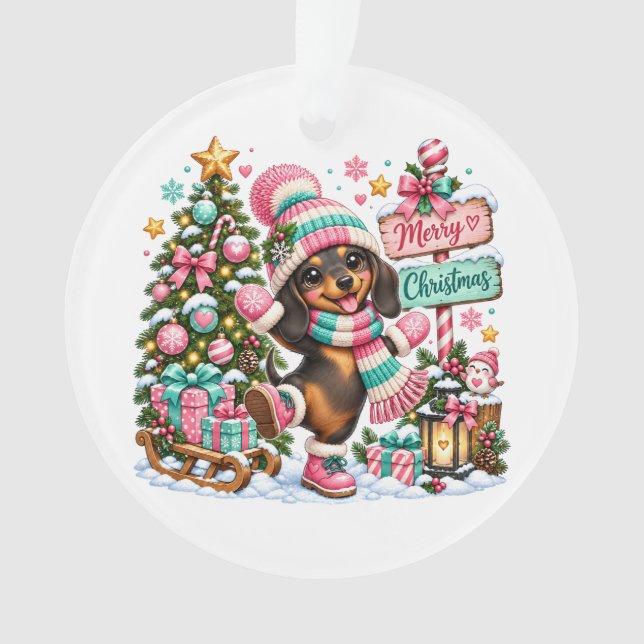 Joyeux Noël Teckel (devant)