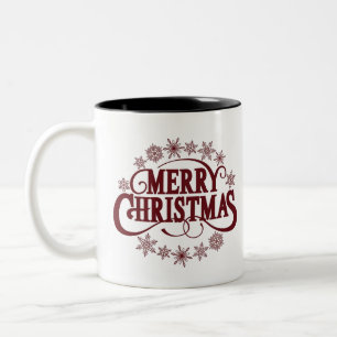 Joyeux Noël Typographie Café Mug