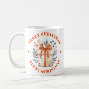 Joyeux Noël Typographie moderne Café Mug