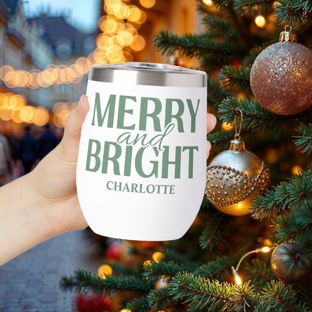 Joyeux Noël Vert de Fête Joyeuse et Lumineuse (Créateur téléchargé)