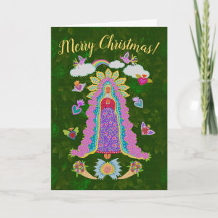 Joyeux Noël Vert Notre Dame de Guadalupe