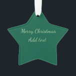 Joyeux Noël vert plaine solo arrière - plan vacanc<br><div class="desc">Conception</div>