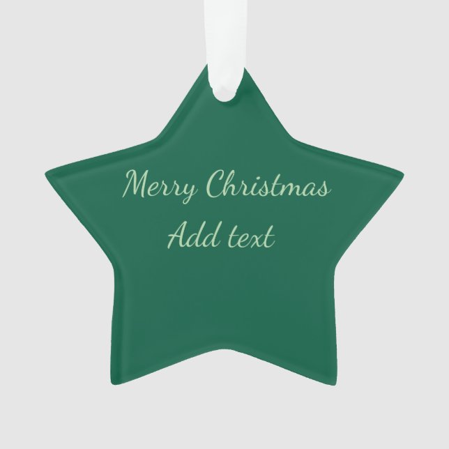 Joyeux Noël vert plaine solo arrière - plan vacanc (devant)