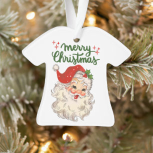 Joyeux Noël vintage Père Noël vacances famille